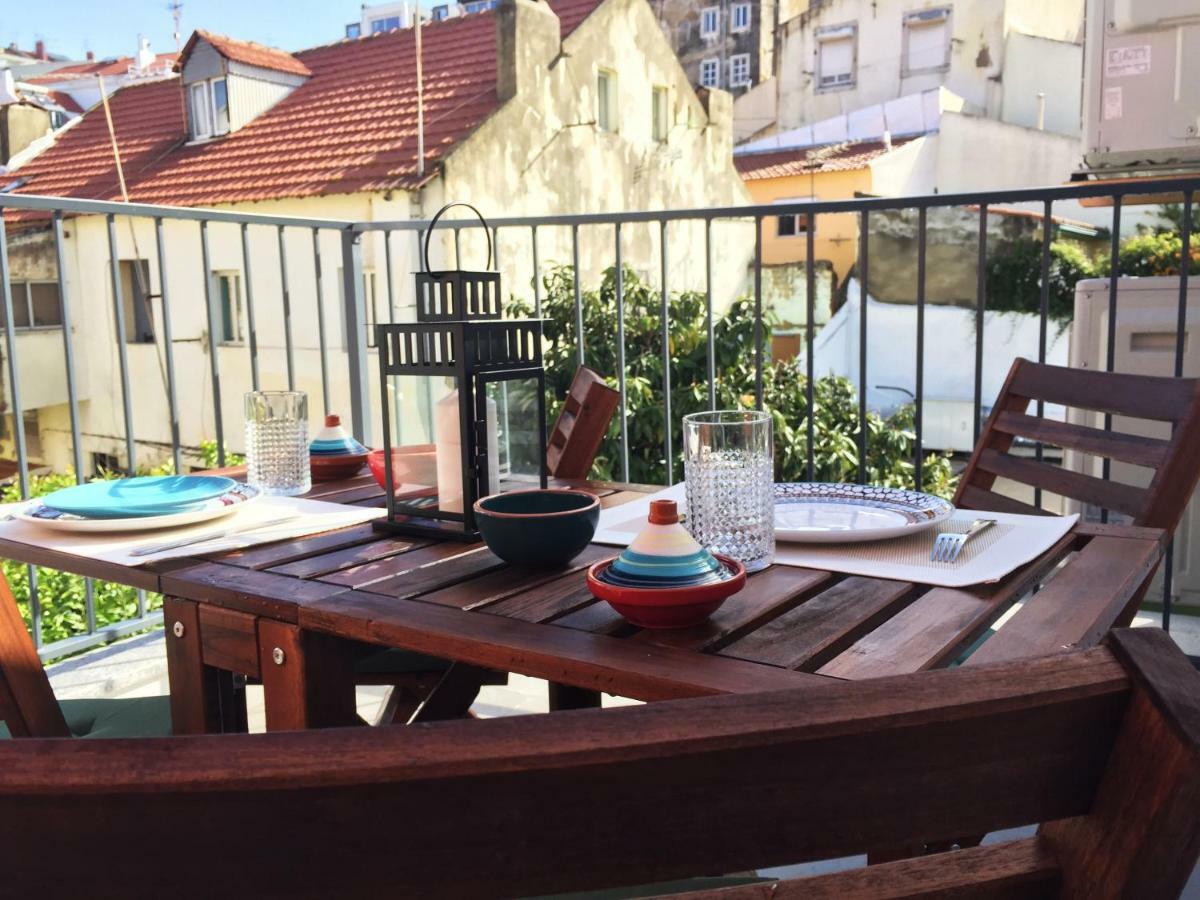 Apt Lumineux Terrasse Principe Real Apartment Lisabona Exterior foto